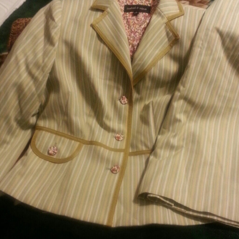 Two piece skirt suit
